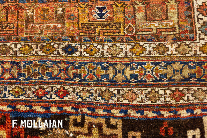 Antique Persian Sirjan Sella Rug n°:83943680